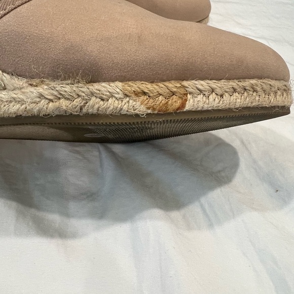 Style & Co Nude Espadrille Wedge Sandals Size 9 | Ankle Strap Platform Heels - Picture 3 of 6